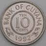 Гайана 10 центов 1992 КМ33 UNC арт. 49092