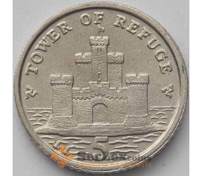 Монета Мэн остров 5 пенсов 2007 КМ1255 UNC арт. 17010