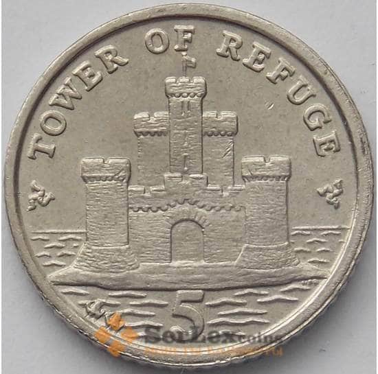 Мэн остров монета  5 пенсов 2007 КМ1255 UNC арт. 17010