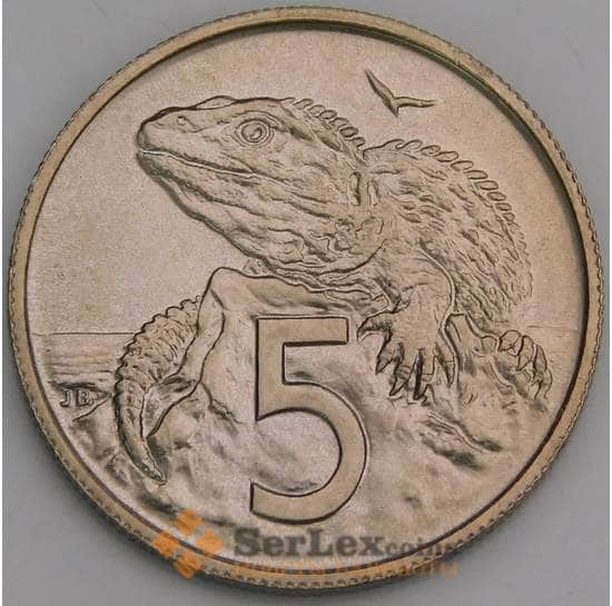 Новая Зеландия 5 центов 1975 КМ34 BU арт. 46611