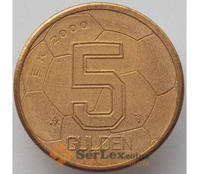 Монета Нидерланды 5 гульденов 2000 КМ231 AU Евро 2000 (J05.19) арт. 17415