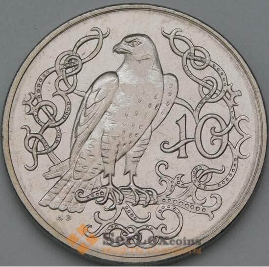 Мэн остров 10 пенсов 1980 КМ62 UNC арт. 38585