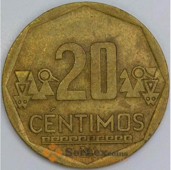 Перу 20 сентимо 2008 КМ306.4 XF арт. 57676 Перу 20 сентимо 2008 КМ306.4 XF арт. 57676