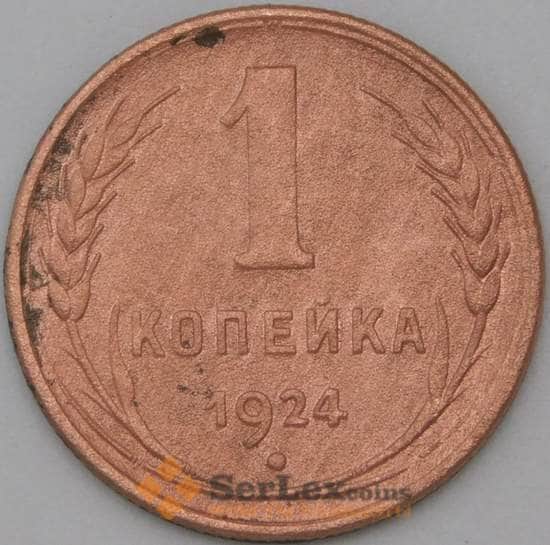 СССР 1 копейка 1924 Y76 F арт. 22259
