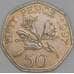 Монета Гернси 50 пенсов 1997 КМ45.2 AU арт. 21124