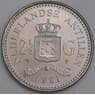 Нидерландские Антиллы монета 2 1/2 гульдена 1981 КМ25 UNC арт. 46254