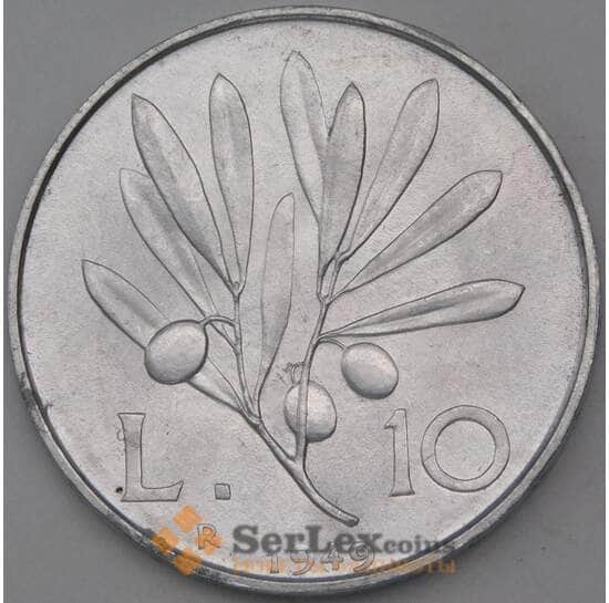 Италия 10 лир 1949 КМ90 AU арт. 26147