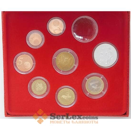 Монако Официальный набор 1 цент - 5 евро (8 шт) 2004 Proof нет 2 евро. арт. 28097