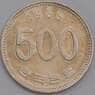 Южная Корея монета 500 вон 1989 КМ27 XF арт. 41345