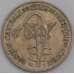 Монета Западная Африка 50 франков 1972 КМ6 VF арт. 38827