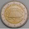 Финляндия 2 евро 2007 КМ138 UNC Римский договор арт. 46710