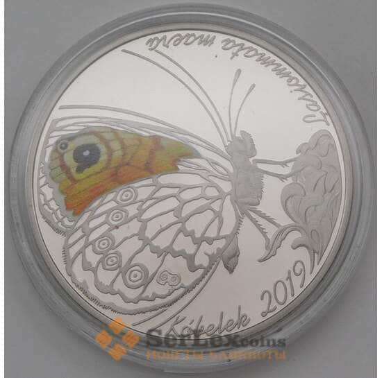 Казахстан 200 тенге 2019 Бабочка Proof like без коробки арт. 30396