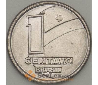 Монета Бразилия 1 сентаво 1989 КМ611 UNC  арт. 18229