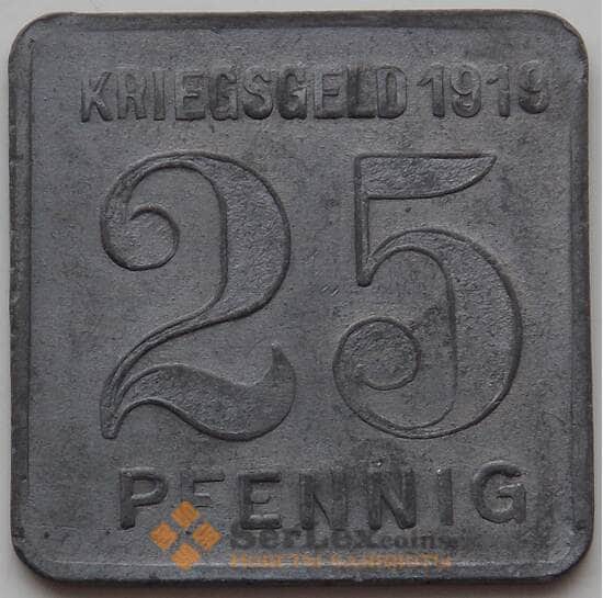 Германия нотгельд 25 пфеннигов 1918 XF Динслакен арт. 13284