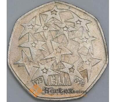 Великобритания 50 пенсов 1998 КМ1992 VF Великобритания в ЕС  арт. 56777