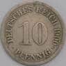 Германия монета 10 пфеннигов 1900 F КМ12 VF  арт. 43227