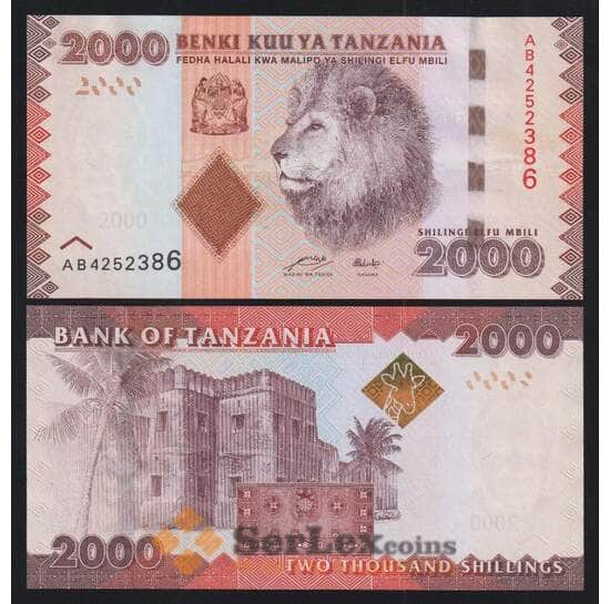 Танзания 2000 шиллингов 2010 Р42а UNC арт. 52221