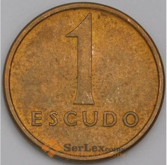 Португалия монета 1 эскудо 1983 КМ614 аUNC арт. 44581