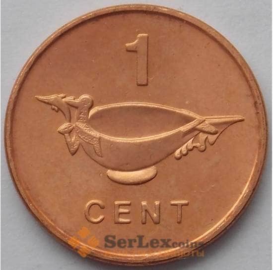 Соломоновы острова 1 цент 1996 КМ24 UNC (J05.19) арт. 15576