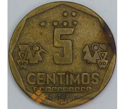 Перу 5 сентимо 1996 КМ304 VF арт. 57687