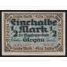 Германия Польша Glogau 1/2 марки 1920 aUNC арт. 52013
