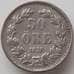 Монета Швеция 50 эре 1875 КМ740 VF арт. 11871