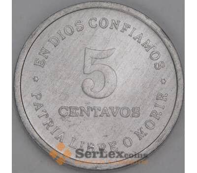 Никарагуа монета 5 сентаво 1987 КМ55 UNC арт. 44816