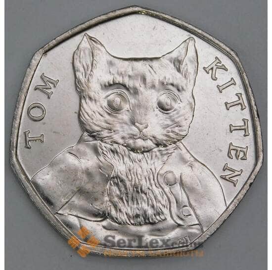 Великобритания 50 пенсов 2017 aUNC Кот Том Киттен (Котенок) арт. 12352 Великобритания 50 пенсов 2017 aUNC Кот Том Киттен (Котенок) арт. 12352