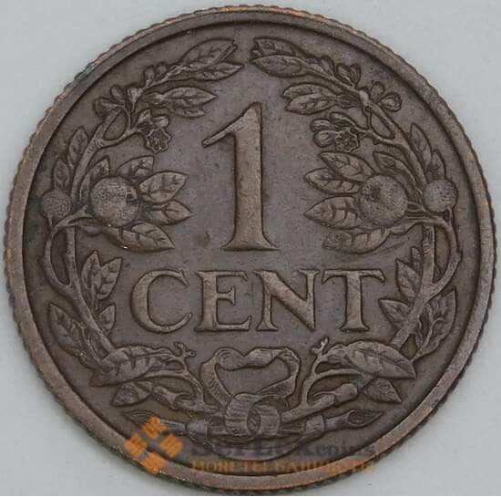 Нидерланды 1 цент 1940 КМ152 XF арт. 56334