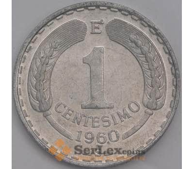 Монета Чили 1 сентесимо 1960 КМ189 aUNC арт. 39580