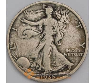 Монета США 1/2 доллара 1935 КМ142 VF- арт. 40305
