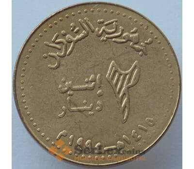 Монета Судан 2 динара 1994 КМ113 UNC (J05.19) арт. 15499