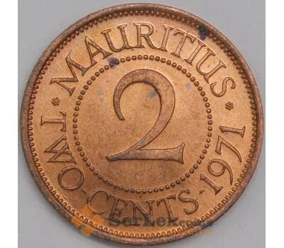 Маврикий 2 цента 1971 КМ32 UNC арт. 40868