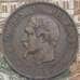 Монета Франция 10 сантимов 1855 ВВ КМ771 XF арт. 38906