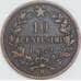 Монета Италия 10 чентезимо 1862 М КМ11 VF арт. 28924
