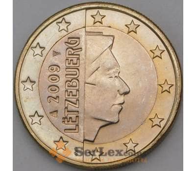 Монета Люксембург 1 евро 2009 BU наборная арт. 28780