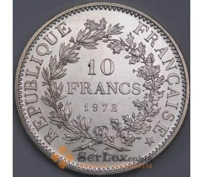 Монета Франция 10 франков 1972 КМ932 UNC арт. 40600
