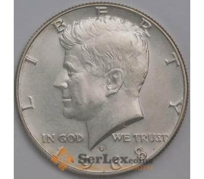 Монета США 1/2 доллара 1968 D KM202а UNC Кеннеди арт. 39866
