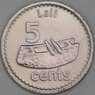 Фиджи 5 центов 2012 КМ332 UNC арт. 54817
