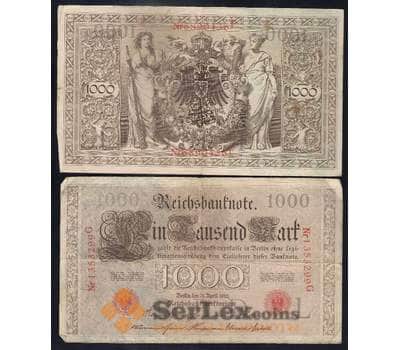 Банкнота Германия 1000 марок 1910 Р44 VF арт. 40353