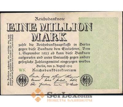 Банкнота Германия 1000000 марок 1923 Р102 AU арт. 31479