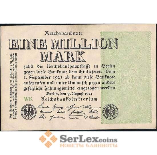 Германия 1000000 марок 1923 Р102 AU арт. 31479
