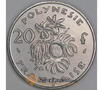 Французская Полинезия 20 франков 1993 КМ9 UNC арт. 54847