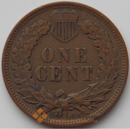 США 1 цент 1906 КМ90а VF арт. 11492