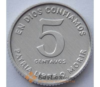 Монета Никарагуа 5 сентаво 1981 КМ49 UNC (J05.19) арт. 15511