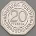 Германия Нюрнберг 20 пфеннигов 1921 Proof FURTH (j05.19) арт. 19956