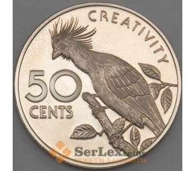 Монета Гайана 50 центов 1976 КМ41 Proof (n17.19) арт. 20006