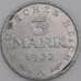 Германия монета 3 марки 1922 А КМ29 AU арт. 47669