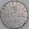 Германия монета 3 марки 1922 А КМ29 AU арт. 47669