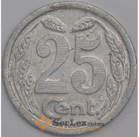 Франция Эвре нотгельд 25 сантимов 1921 VF арт. 43412